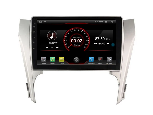 Excellent Car Android 9.0 Player for Toyota Camry 2012 2014  tape recorder 4G Lte sim card Bluetooth GPS Radio Head Unit 2.5D IPS screen 4
