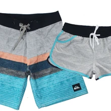 Лидер продаж, пляжные шорты для отдыха, эластичные свободные шорты для серфинга, спортивная одежда для влюбленных, для плавания, для мужчин и женщин, для отдыха, для девушек, для пары, летняя семейная тропическая доска