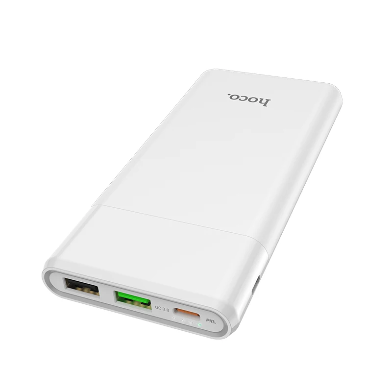 Внешний аккумулятор HOCO Mini на 10000 мА · ч 18 Вт USB Type C|Внешние аккумуляторы| |