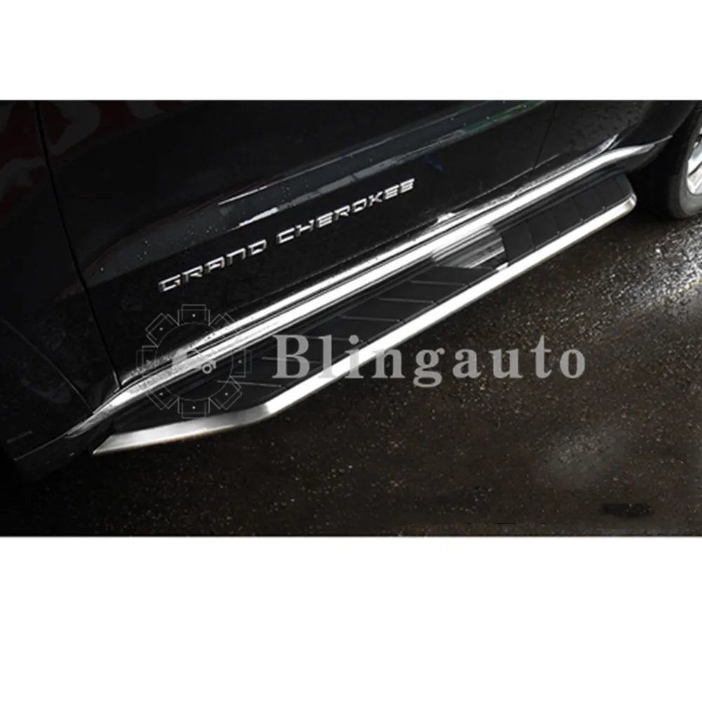 Подходит для Jeep Grand Cherokee 2011- 2 шт. Левая Правая Беговая доска боковые шаги nerf бар Автомобильная педаль боковые лестницы