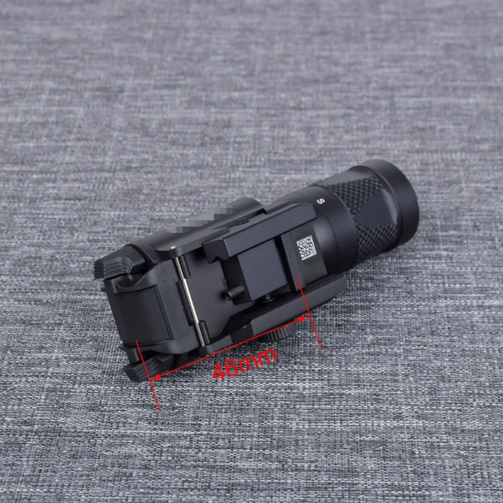 Luz com Laser Tático Arma Vermelho Pistola Lanterna Airsoft Caça Constante - Momentâneo Strobe ou ir Saída X400v 3 X400v tático arma luz com laser vermelho