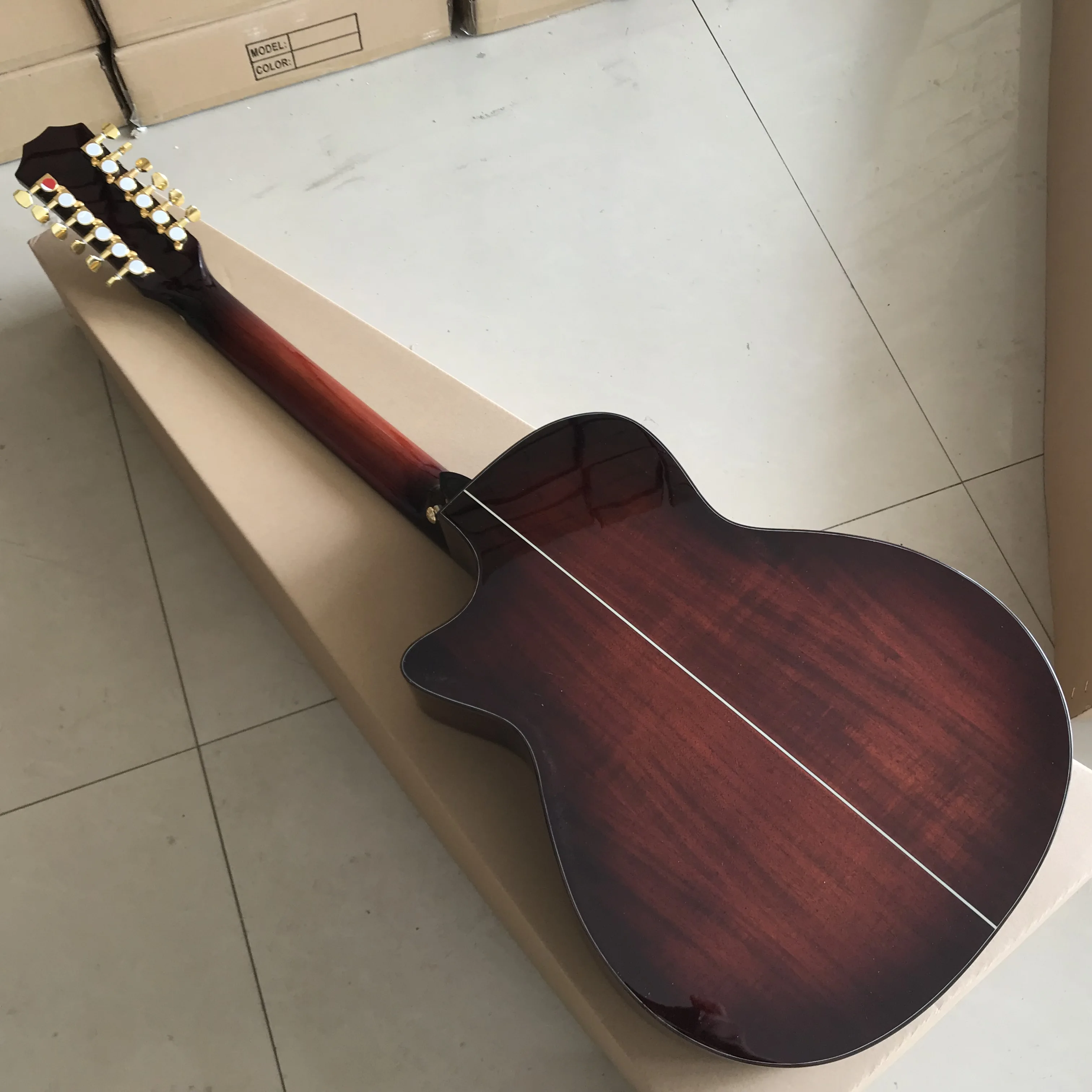 OEM Choylar 12 струн k24ce koa Классическая акустическая гитара, настраиваемая гитара ra acustica, Новое поступление на заказ деревянная гитара KOA