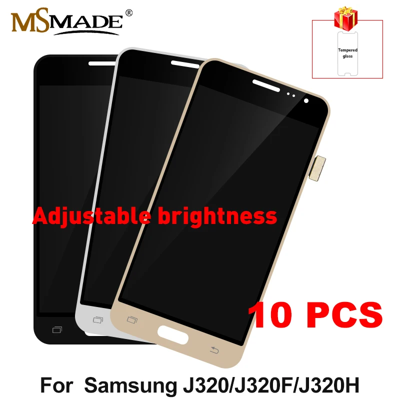 

10 PCS LCD For Samsung Galaxy J3 2016 J320 LCD Display Touch Screen Replacement Parts For Samsung J320F J320H LCD 10 PCS