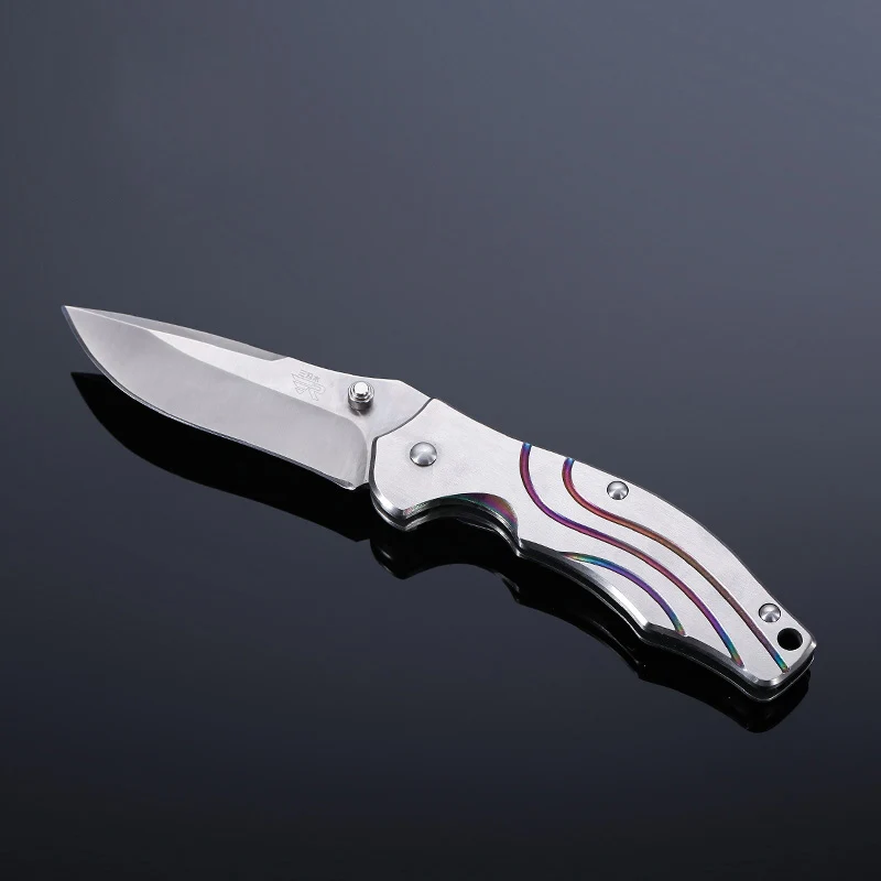 Sanrenmu 7072 складной нож Карманный EDC походный инструмент для выживания с ручкой из