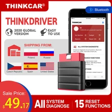 LAUNCH Thinkdriver بلوتوث OBD2 الماسح الضوئي السيارات OBD 2 IOS سيارة تشخيص رمز القارئ OBD أندرويد الماسح PK Thinkdiag AP200
