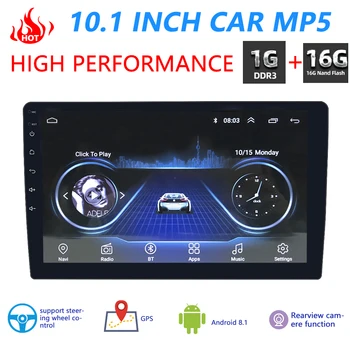 

2din car radio 10.1 inch Android system automatic stereo capacitive screen Bluetooth WIFI GPS quad-core universal multimedia pla
