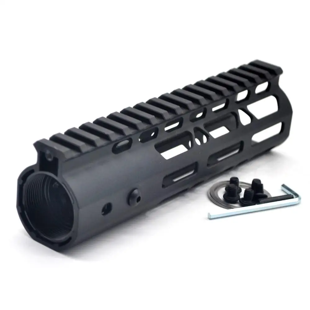 Aplus 7 ''дюймовый M-lok Handguard Rail Free Float Mount system Сверхлегкий стиль черный анодированный Fit. 223/5. 56, AR-15 Series