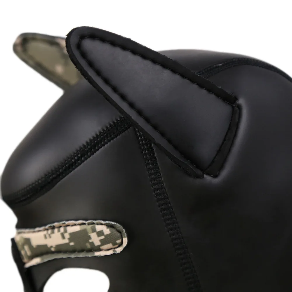 Sexy Dog BDSM Bondage Puppy Play Hoods Slave Rubber Pup Mask Fetish Adult Games Couples SM Flirting Games Toys For Erotic Hoods