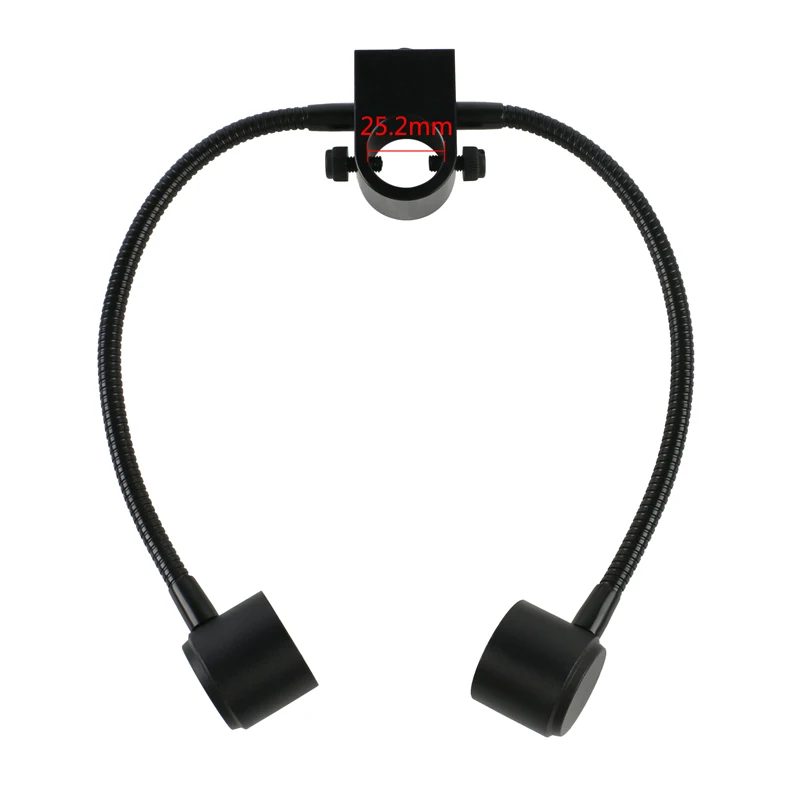 24 LED Adjustable Ring Side Light Illuminator Lamp 100V-240V 22mm or 25.5mm For Video Stereo Microscope Illumination LED