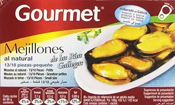 

Gourmet - Mejillones al natural - de las Rías Gallegas - 69 g