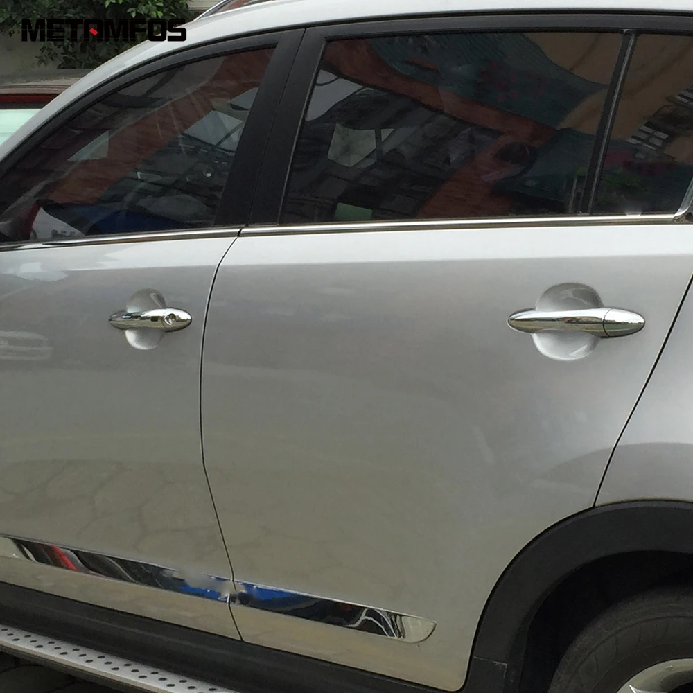 Для Kia Sportage 2010 2011 2012 2013 хромированная боковая дверная ручка Накладка Защитная крышка Внешние автомобильные аксессуары