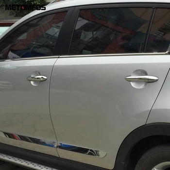 

For Kia Sportage 2010 2011 2012 2013 2014 2015 Chrome Side Door Handle Catch Cover Trim Protection Cap Exterior Car Accessories
