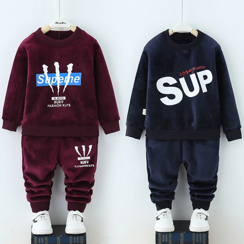 New Spring Children Toddler Clothing Baby Boys Girl Clothes Suit Kid Sports Hooded Sweater Pants 2pcs/Sets Infant Tracksuit