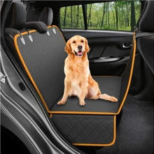 Чехол на сиденье для большой собаки, сумка для переноски для домашних животных, чехол на заднюю спинку, одеяло, коврик, нескользящий складной гамак, водонепроницаемый золотой ретривер, чехол на сиденье автомобиля