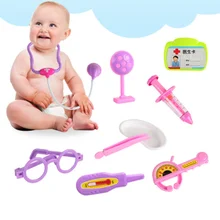 Детский набор игрушек для доктора, семейный медицинский набор, игрушка для ролевых игр, медицинские аксессуары, портативный чемодан, детские игрушки