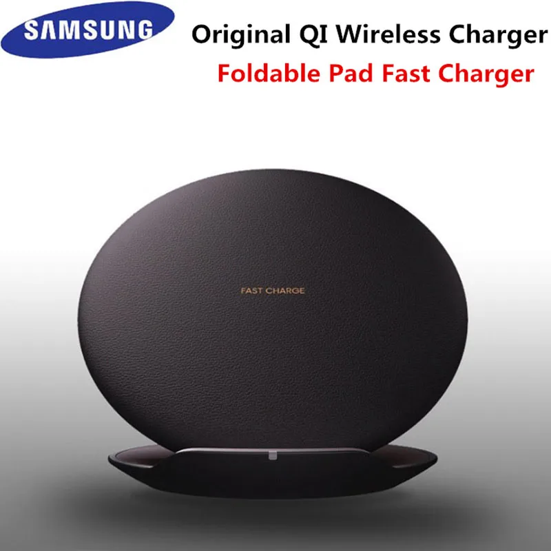 Оригинальное Быстрое беспроводное зарядное устройство Samsung Qi адаптер для