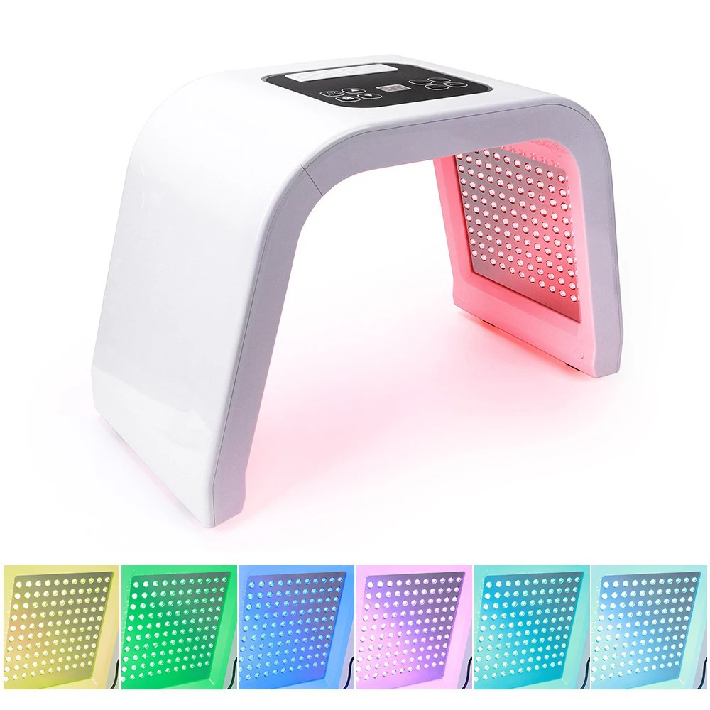  Professional 7 Colors PDF Led Mask Facial Light Therapy Skin Rejuvenation Device Spa Acne Remover A - 1000008131951
