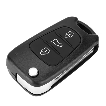 

Free Shipping New 3 Button Car Remote Flip Key Fob Case Protective Auto Replacement Parts Small Convenient For HYUNDAI I20 I30