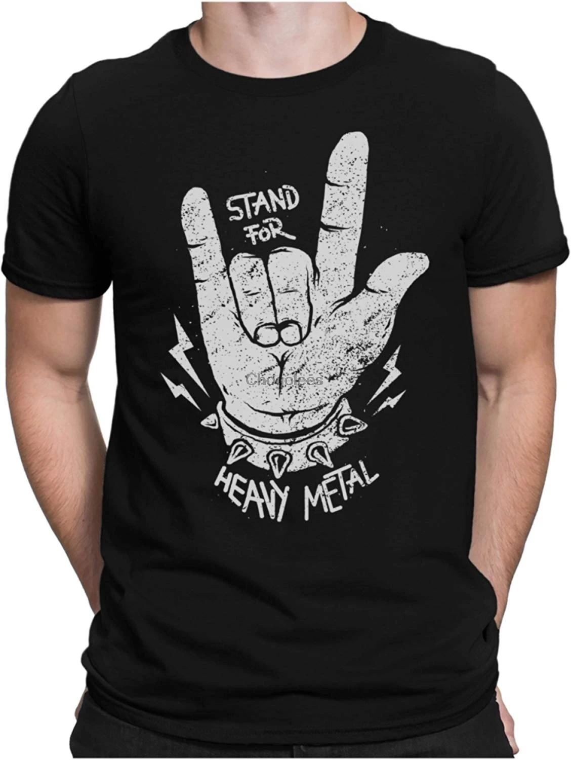 T-Shirt Imprimé PAPAYANA T-Shirt Fun pour Hommes S à 4XL Regular Fit Couleurs Assorties Cotton Stand-for-Metal 