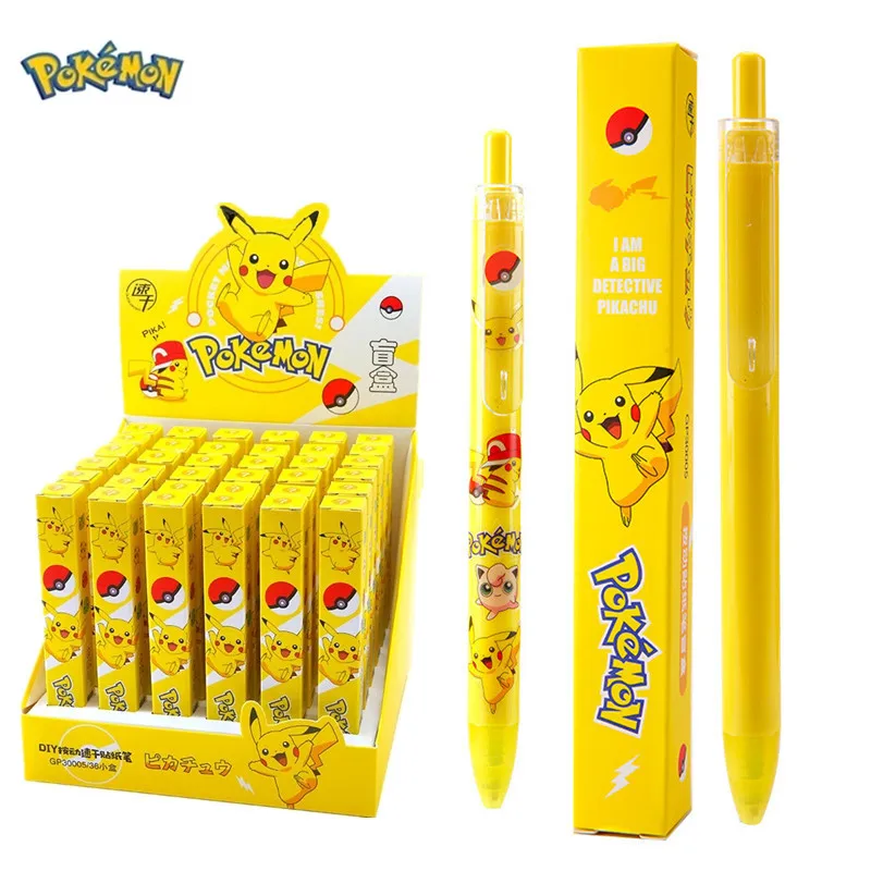 New Pokemon Pikachu Creative Press Mechanical Pencil 0.5mm Cute Cartoon  Mechanical Pencil Student Birthday Gift Stationery Prize - AliExpress