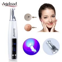 Синий/красный свет лазерная терапия пикосекундная ручка перезаряжаемая меланин метка на коже Веснушка моль удаление татуировки Профессиональная Красота машина