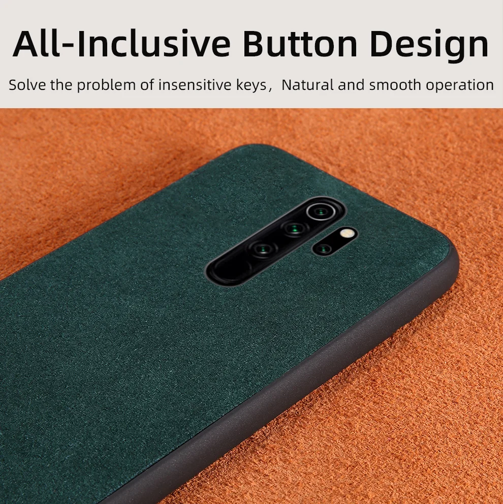 Чехол для телефона из натуральной коровьей замши для Xio mi Red mi Note 8 7 Pro Note 8T чехол для Xiaomi mi A3 A2 8 9 Lite 9T Note 10 Pro