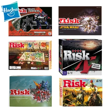

Hasbro Risk Game Six Kinds of Strategic Conquest English Card Board Party Game