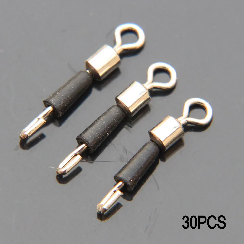 Quick Fast Link Sub-line Connector Fishing Hook Ball Bearing Swivel Solid Rings Fishing Clip Accessories