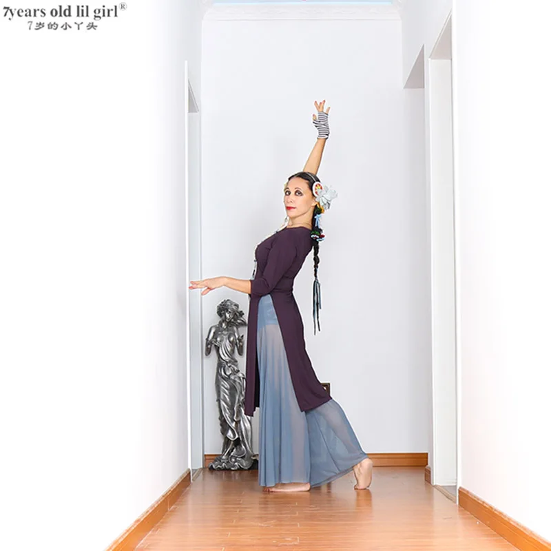 

Belly Dance Suit Dance Practice Cheongsam Dress Beginner Modal Adults FII01