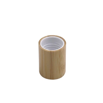 

bamboo cap for 10ml Glass Crystal Stone Essential Oils Massage Roller Bottles Empty Refillable Roll On Perfume bottle