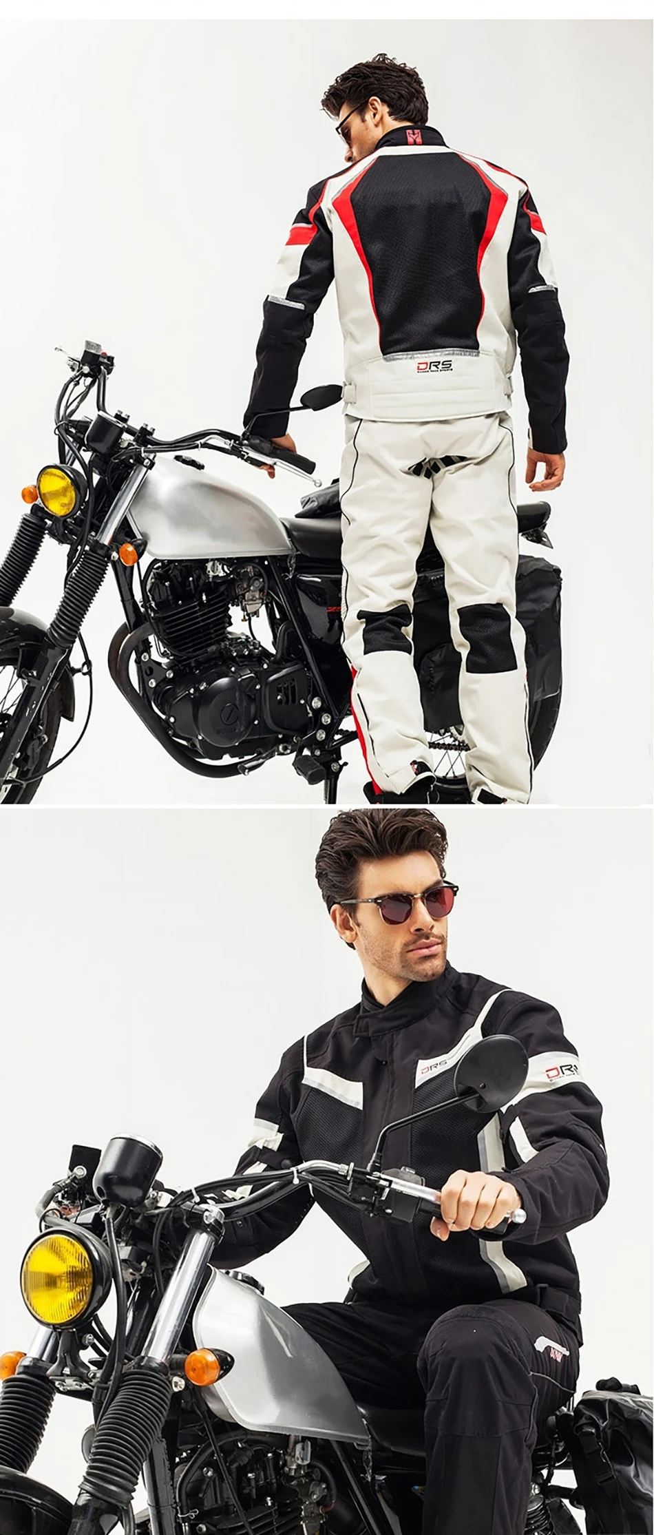 DUHAN, Мужская мотоциклетная защитная куртка, мотоциклетная штаны, набор, весна-лето, дышащая сетка, куртка для верховой езды, мото штаны, костюм, одежда