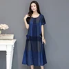 2022 New women summer dress plus size robes short sleeve vestido casual robe femme plus size boho dresses ► Photo 2/6