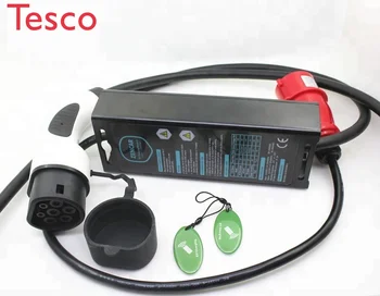 

40A j1772 electric car charging ev adapter to CEE Schuko 14 - 50 plug