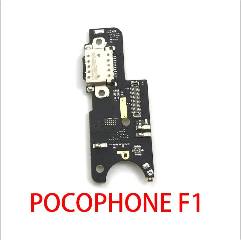 USB зарядное устройство док-станция порт разъем гибкий кабель для Xiaomi Mi 9T A3 A2 A1 9 Se 8 Lite Max 3 Черная Акула POCOPHONE F1 запчасти - Цвет: POCOPHONE F1