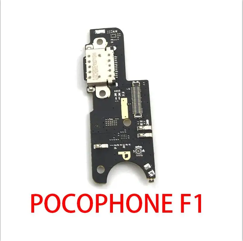 POCOPHONE F1 USB зарядное устройство док-станция порт разъем гибкий кабель для Xiaomi Mi 9T A3 A2 A1 9 Se 8 Lite Max 3 Черная Акула POCOPHONE F1 запчасти - Цвет: POCOPHONE F1
