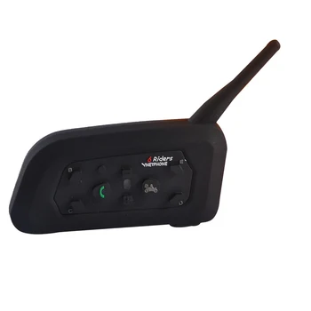 

Universal Wireless Motorcycle Radio BT Walkie-talkie V6-1200 Waterproof Noise-proof Wind-proof Intercom
