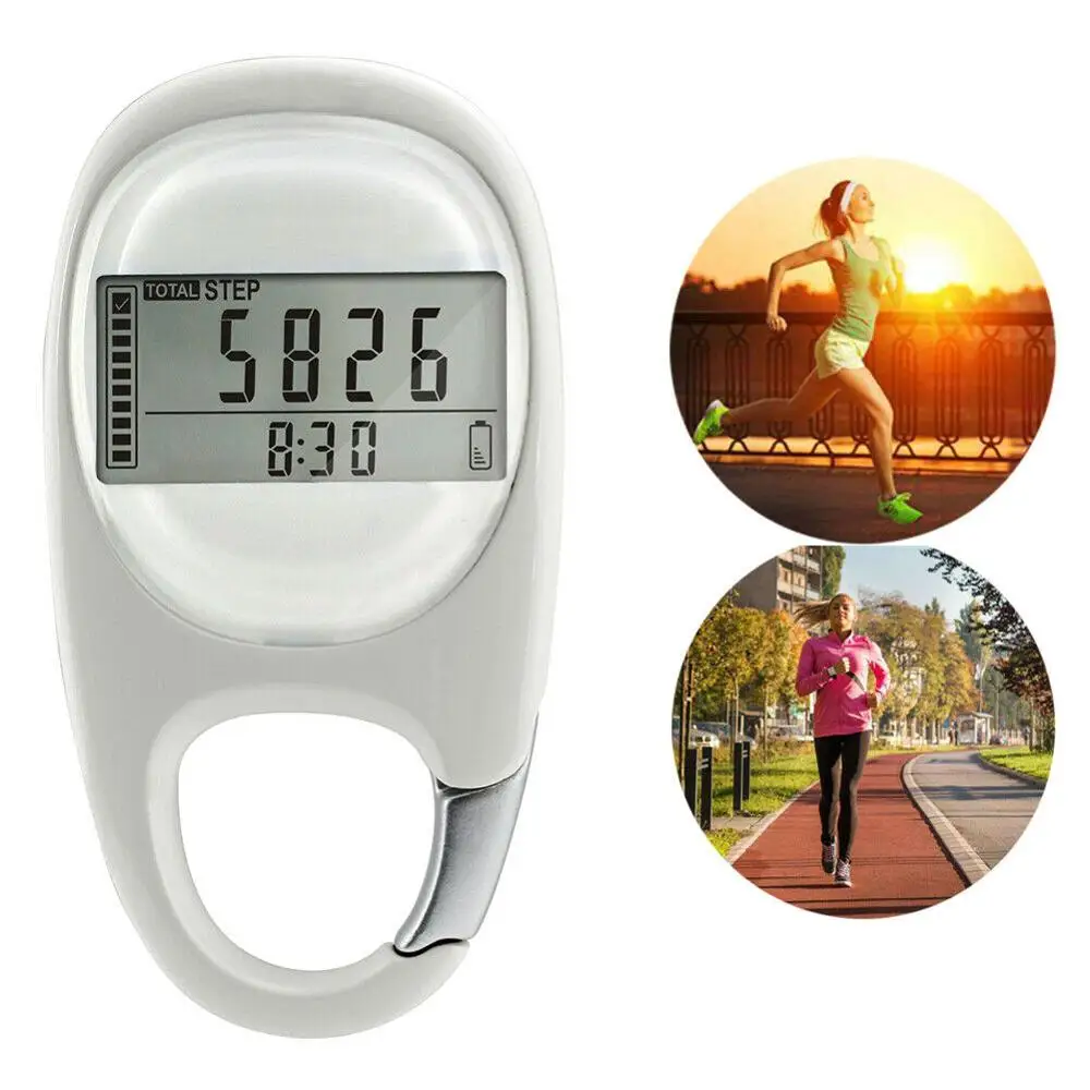 Climbing Carabiner Pedometer Keychain Pedometer Rock Climbing 3D Pedometer Karabiner Hiking Climbing Equipment Outdoor Multitool