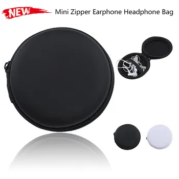

Mini Zipper Earphone Headphone SD Card Storage Bag Box Carrying Pouch Compact and functional hard case durable crush resistant