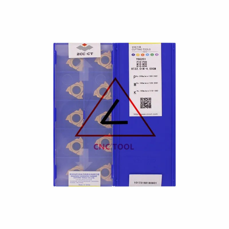 

RT22.01N-4.00GM YBG201 10pcs Original CHINA ZCCCT Turning Inserts