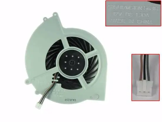 Nidec G85B12MS1BN DC 12V 1.30A 3-жильный Сервер вентилятор охлаждения