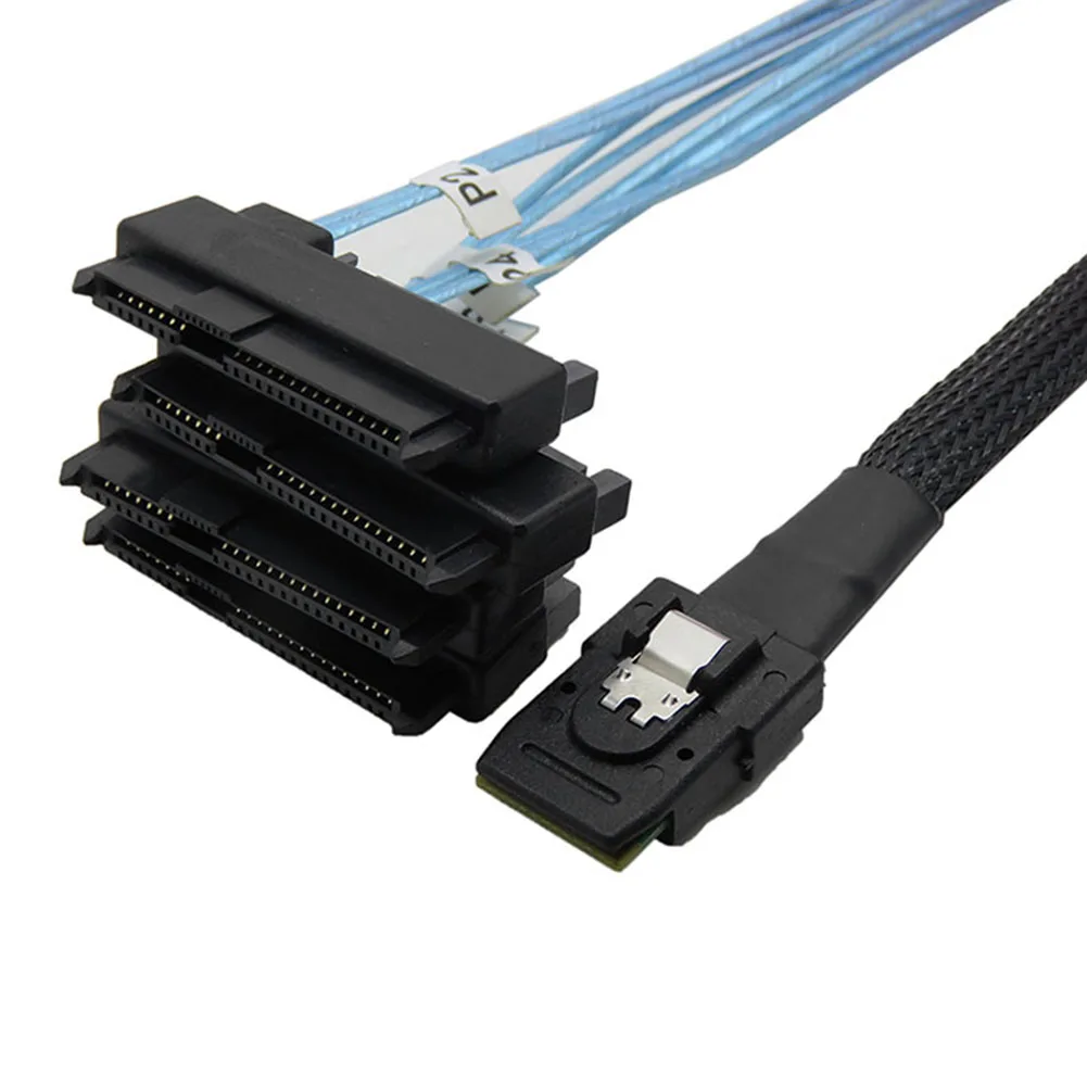 Mini 4 SAS жесткие диски 36-контактный SFF-8087 до 29-Pin SFF-8482 Кабельные соединители с 15 Pin SATA