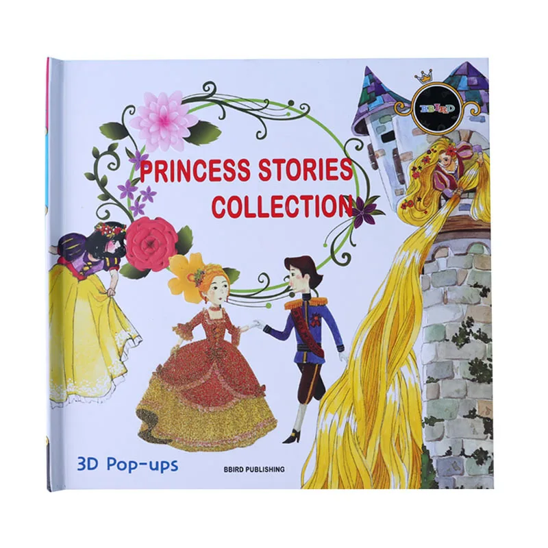

3-7 Years Old Children's 3D Stereo English Fairy Tales Baby Early English Story Book Kids Toys Education Books Christmas Present