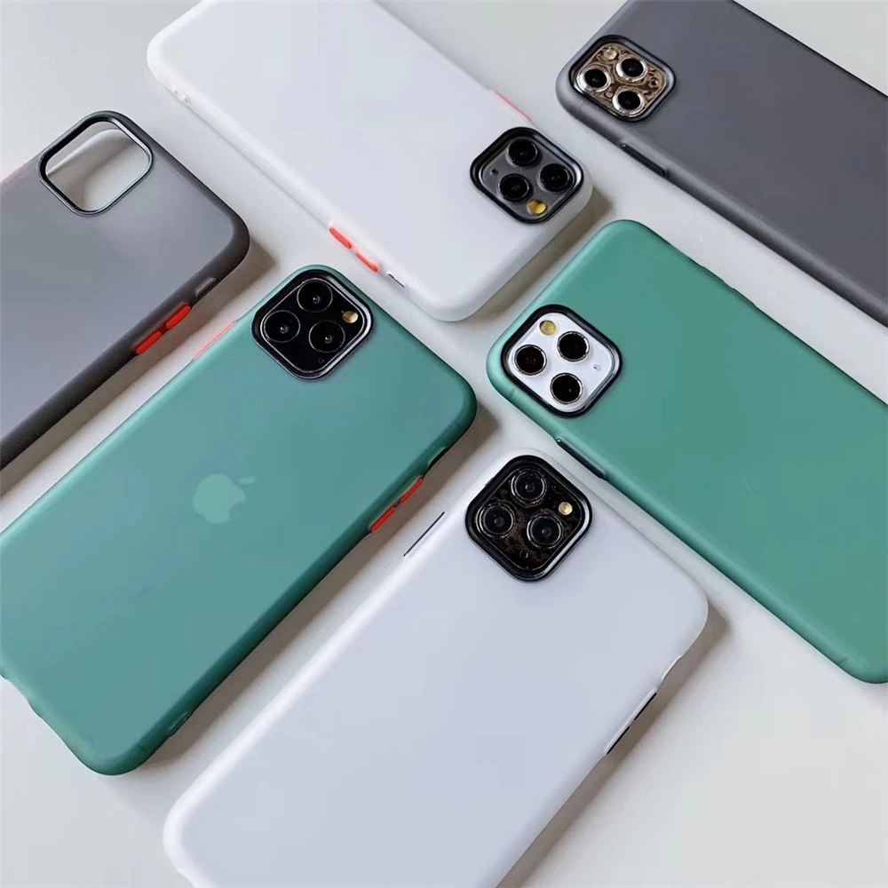Ультратонкий Мягкий чехол для телефона iPhone 11 Pro Max 7 8 6 6s Plus X XR XS Max противоударный матовый прозрачный силиконовый чехол
