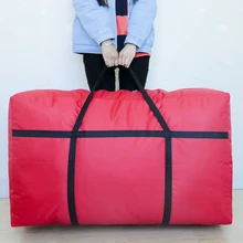 Oversized Oxford cloth wovenmoving storage bag duffel bag extra large capacity canvas portable package artifact bag 180L