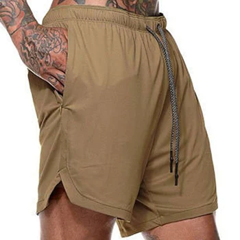 

Vicabo Breathable Fitness Mens Shorts 2020 New Fashion Sport Gym Pocket Drawstring Casual Clothes for Man