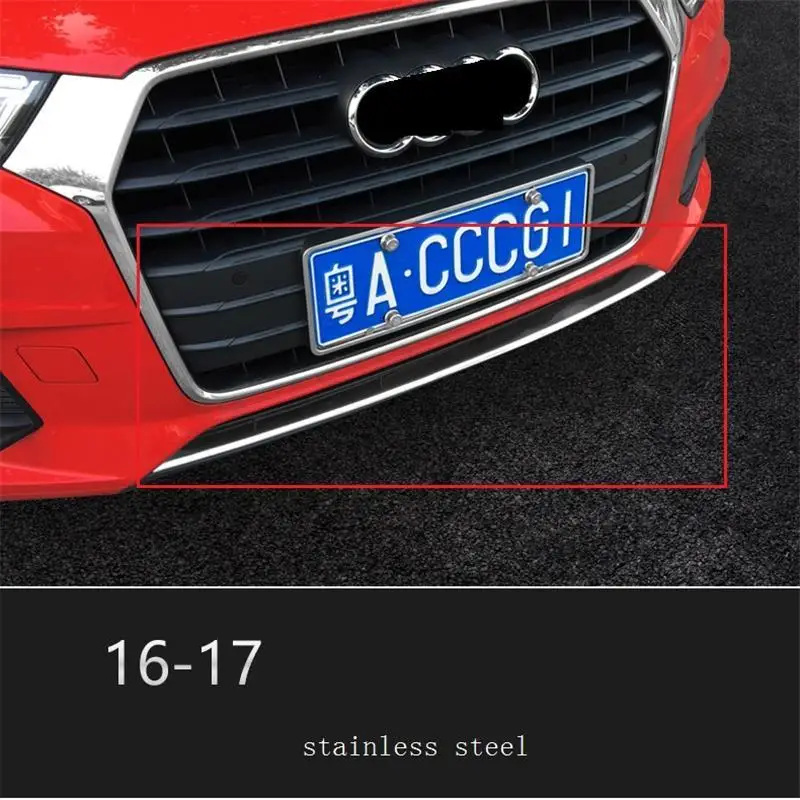 MODEL O Автомобильный корпус, передний бампер, задний противотуманный фонарь, автомобильный хром, модифицированный автомобильный Стайлинг, аксессуары, чехлы 16 17 18 для Audi Q3 - Цвет: MODEL O