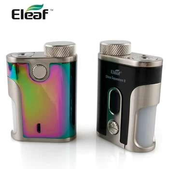

Big Sale Original Eleaf Pico Squeeze 2 Battery 100W Output Box Mod Squonk system Vape Clouds electronic cigarette