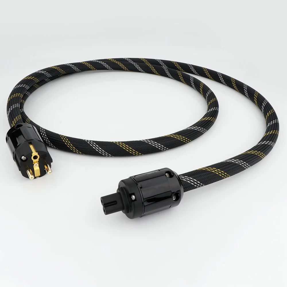 New Xlo Hifi Audio Ac Power Cable, Schuko Power Cord, Hifi Audiophile