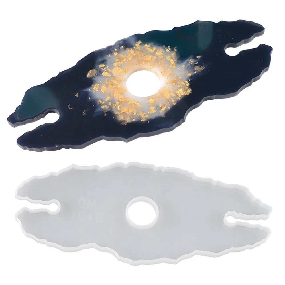 

Wine Rack Tray Silicone Mold DIY Epoxy Resin Molds Irregular Coaster Cup Mat Mould for Making Red Wine Tray Casting Resin Kit