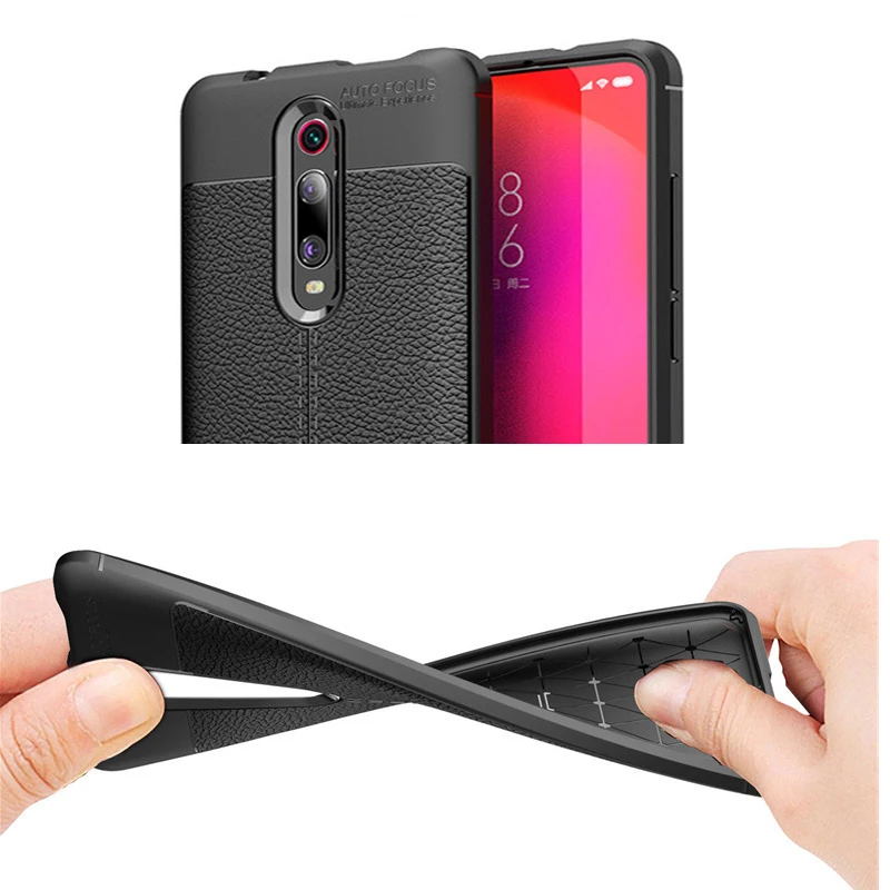 

Phone Case Xiaomi Redmi K20 Cover Mi 9T Shockproof Luxury Leather Soft TPU Case For Xiaomi Redmi K20 Pro Case Mi 9T Pro Funda